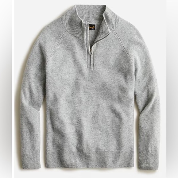 Kids cashmere half zip sweater - Picture 1 of 3